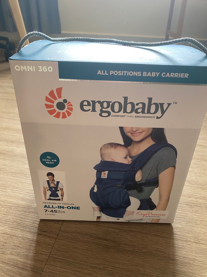 ergobaby omni 360 cool air mesh indigo weave