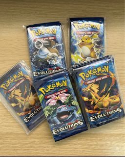 7 Pokemon XY Evolutions Booster Pack Opening 