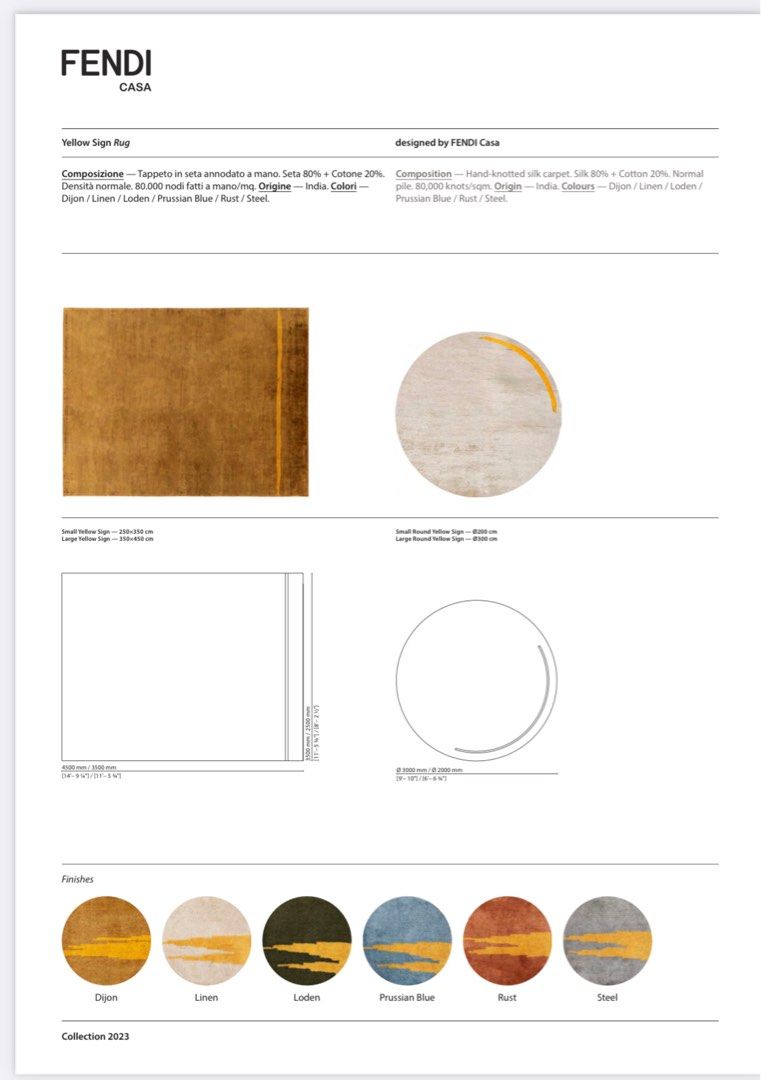 FENDI CASA Rugs