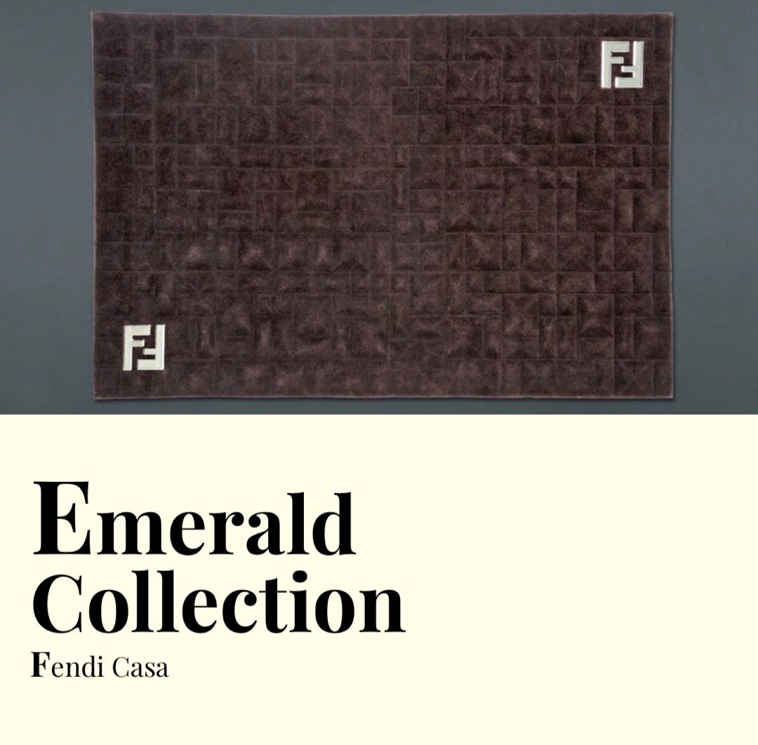 💋FENDI Emerald Collection Rug, Furniture Home Living, Home