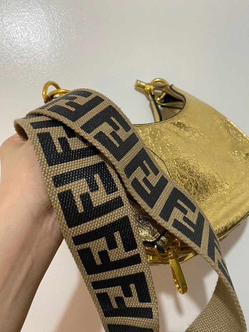 Fendi wide cheap strap bag