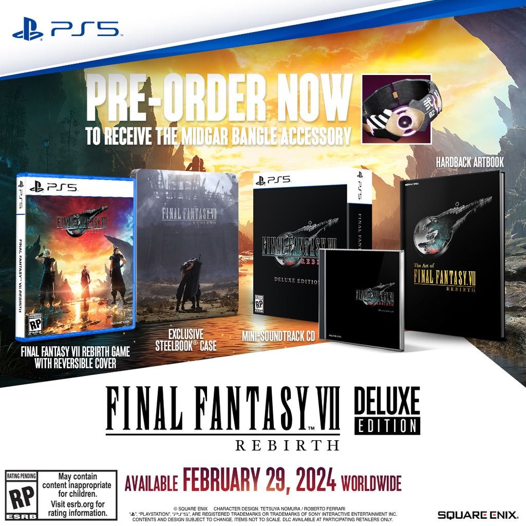 Final Fantasy VII Rebirth Deluxe Edition, Video Gaming, Video Games, PlayStation on Carousell