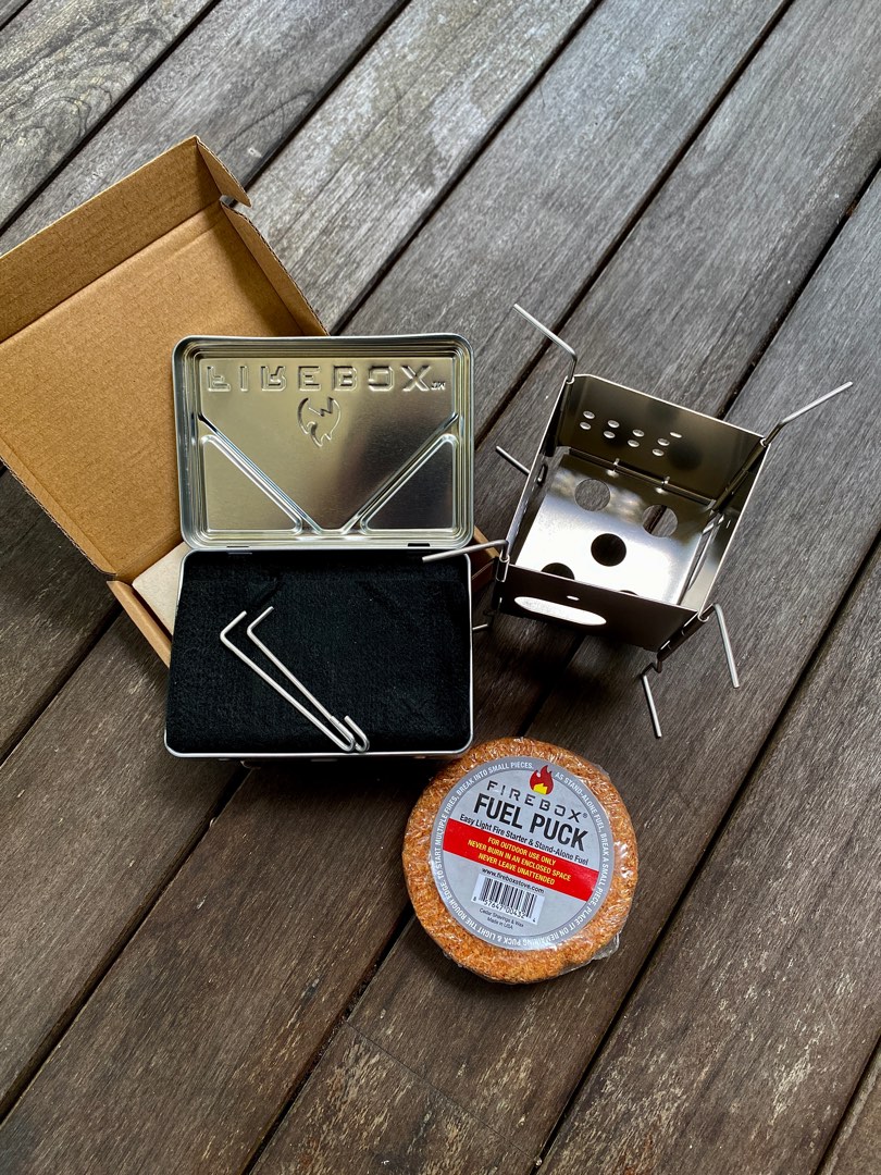Fire box ultra light nano titanium stove kit EXTRA KITS FOR SALE AT