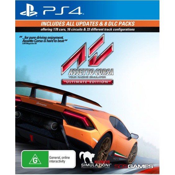 🔥FLASH SALE🔥) Assetto Corsa Ultimate Full Game (PS4 & PS5) Digital  Download Activated, Video Gaming, Video Games, PlayStation on Carousell