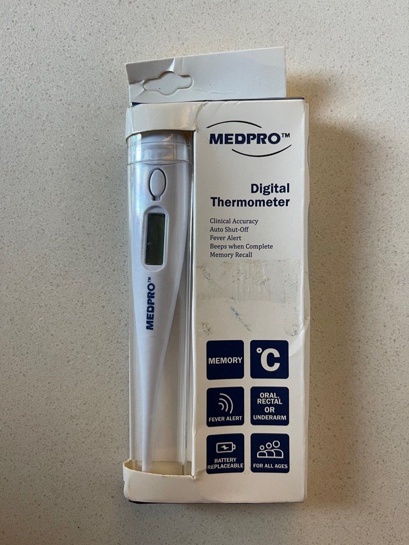FREE MAILING medipro digital thermometer with memory under tongue