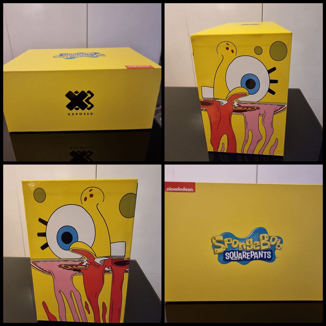 FS: Mighty Jaxx Spongebob XXposed (Category: Figurines & Statues) located in Quezon City. Submitted by boldstar69 (Listing ID 1254843109, Image 2). Description: S: Mighty Jaxx XXPOSED spongebob RARE 15k only complete with brown box certificate figure 10/10 box 9/10 location qc cubao follow my page hype essentials.