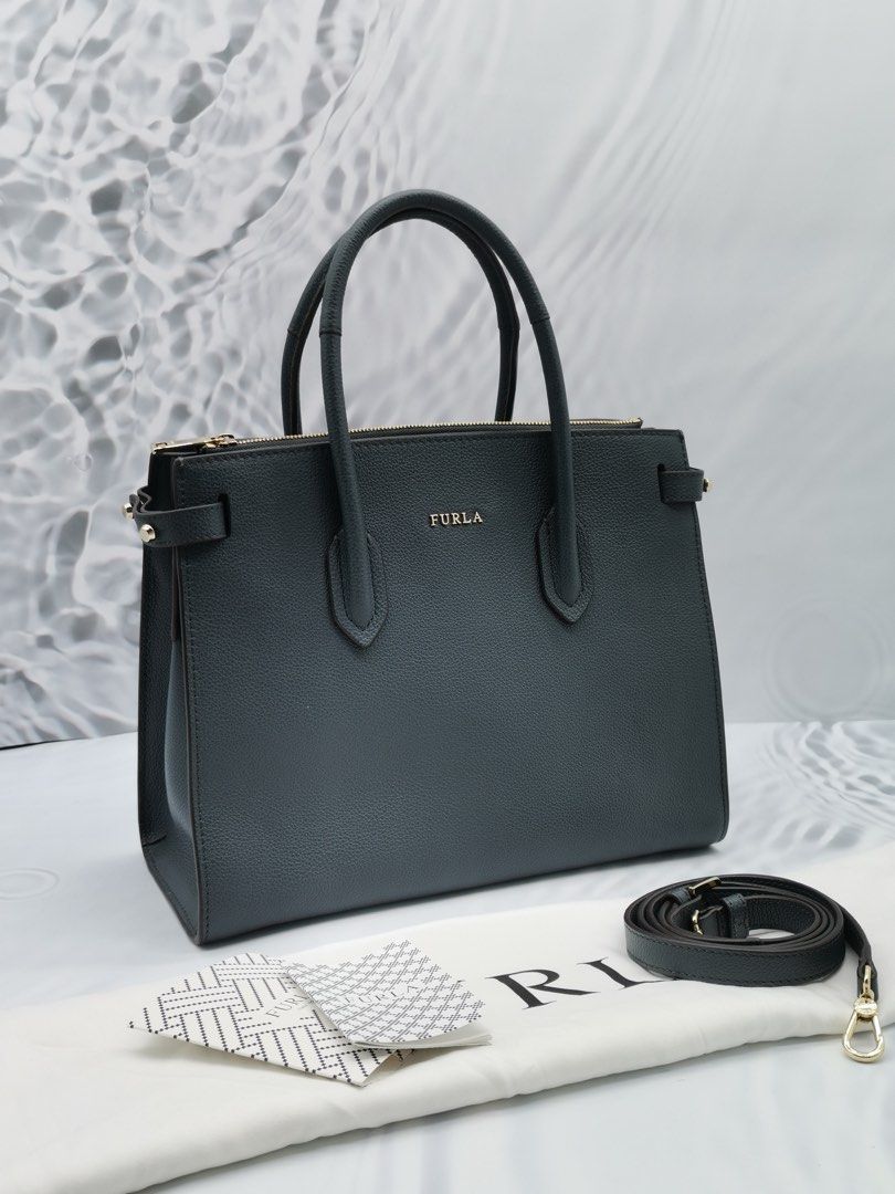 Furla saffiano new arrivals leather shoulder bag