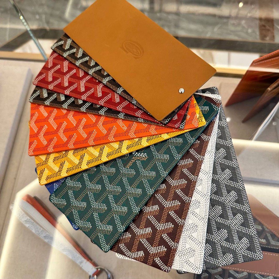 Goyard mens store wallet colors