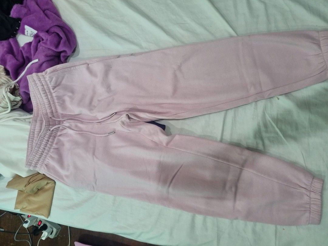 h and m pastel pink joggers Women s Fashion Bottoms Other