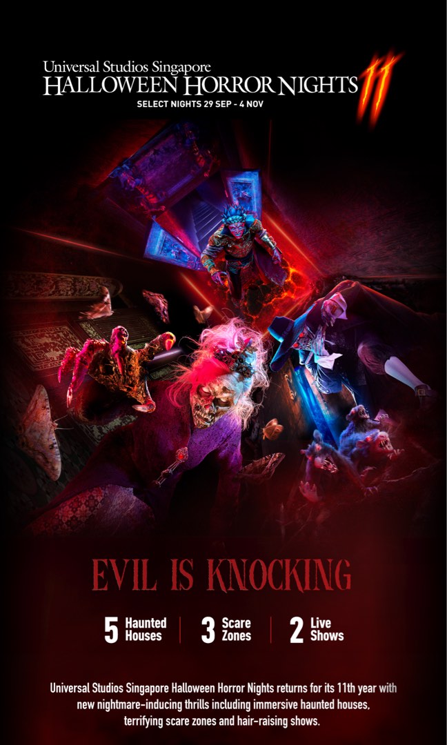 Halloween Horror Night, Tickets & Vouchers, Event Tickets on Carousell