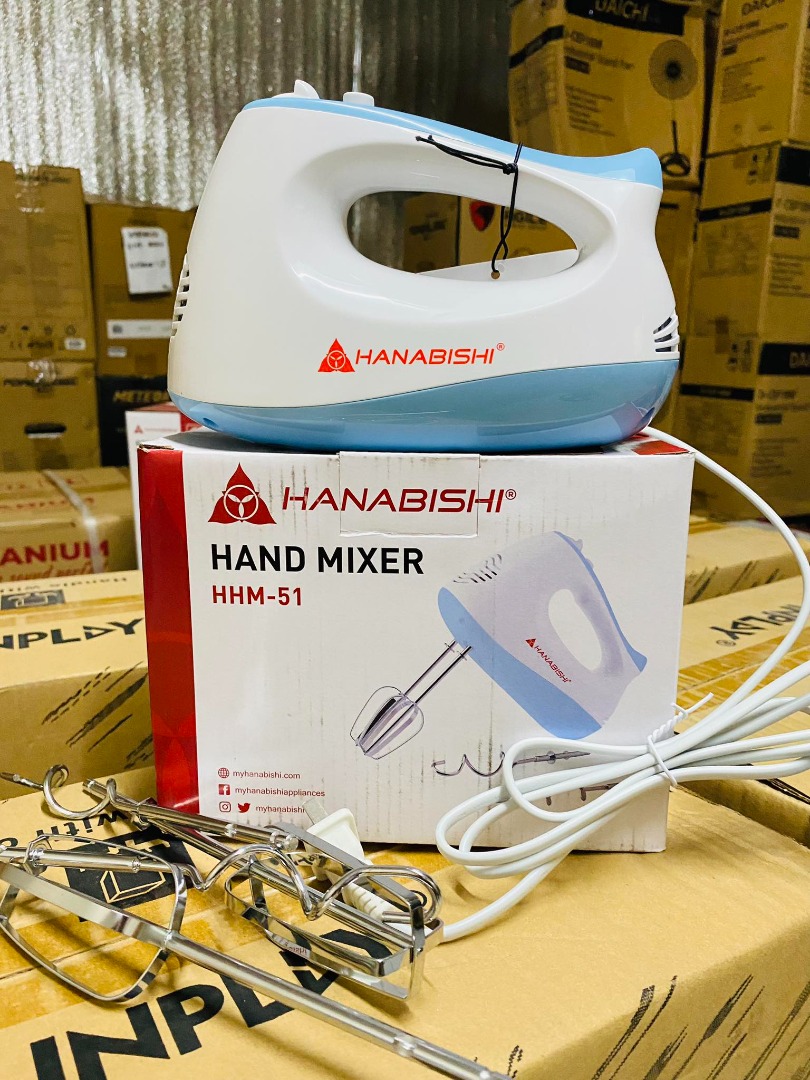 Hanabishi Hand Mixer HHM51, TV & Home Appliances, Kitchen Appliances