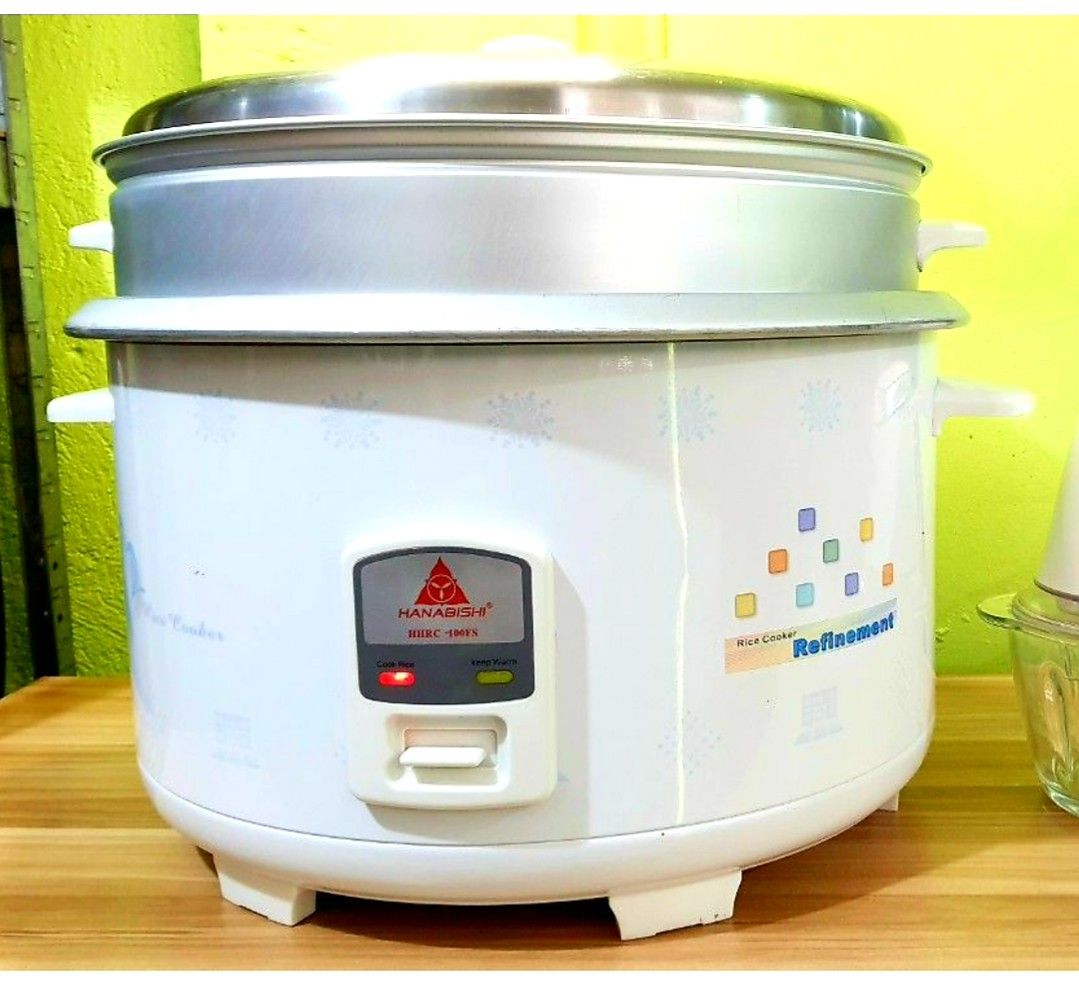 Hanabishi Rice Cooker 10 Liters / 62 Cups, TV & Home Appliances, Kitchen Appliances, Cookers on
