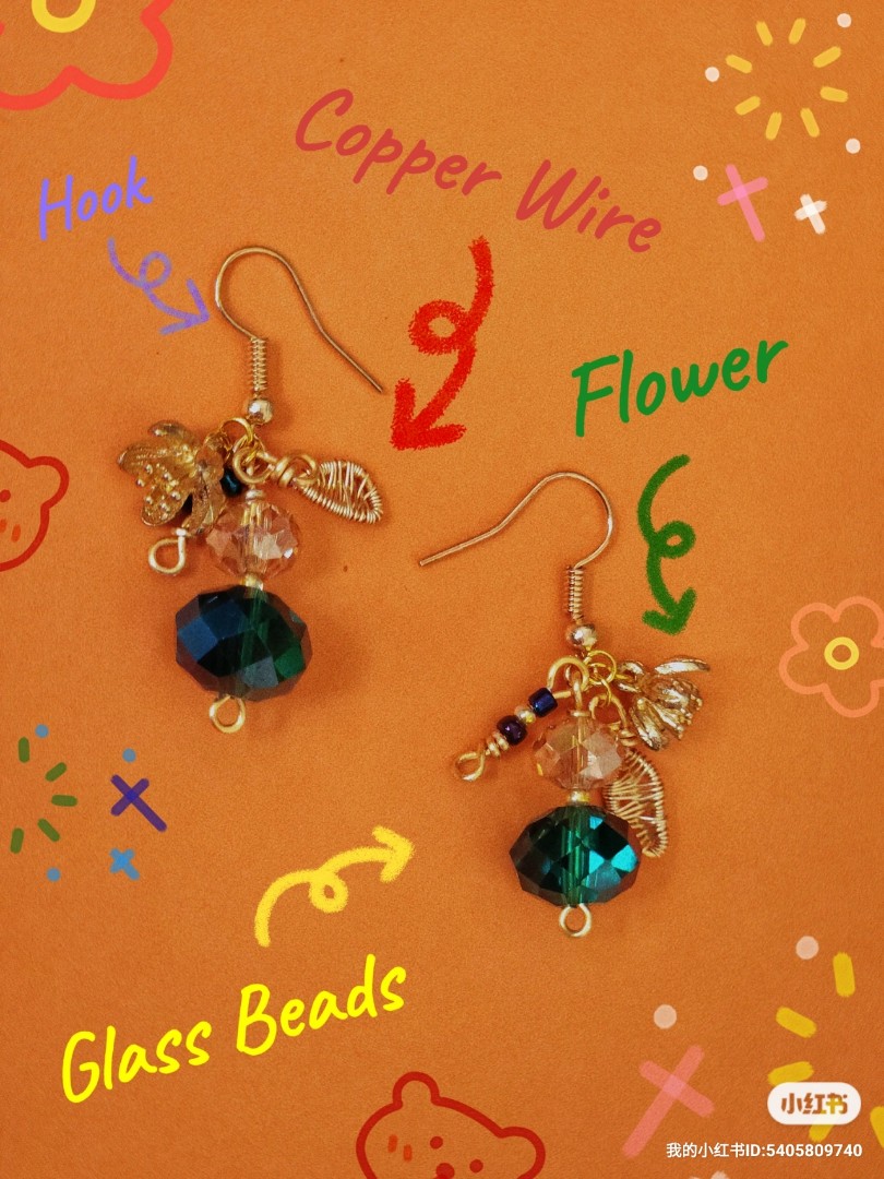 Electroplating Old Flower Luxury L V Simple Stylish Brand