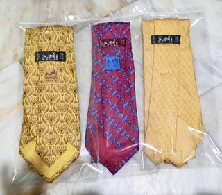 HERMES vintage neckties