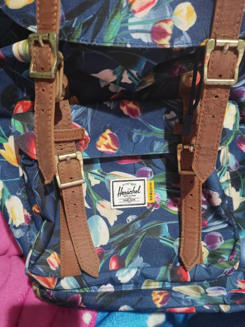 Herschel Little America Limited edition royal floral hoffman