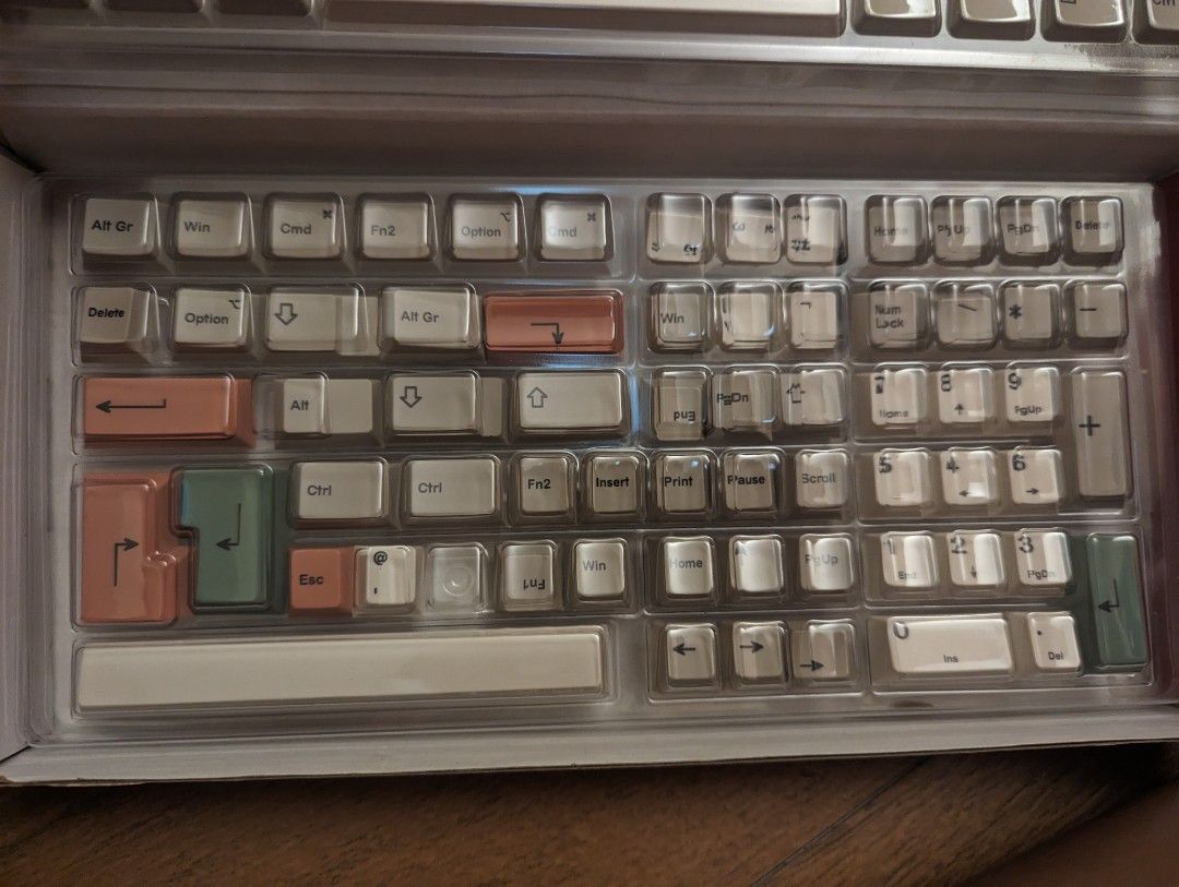 HK Gaming 9009 Retro Cherry Profile PBY Keycaps, Computers & Tech