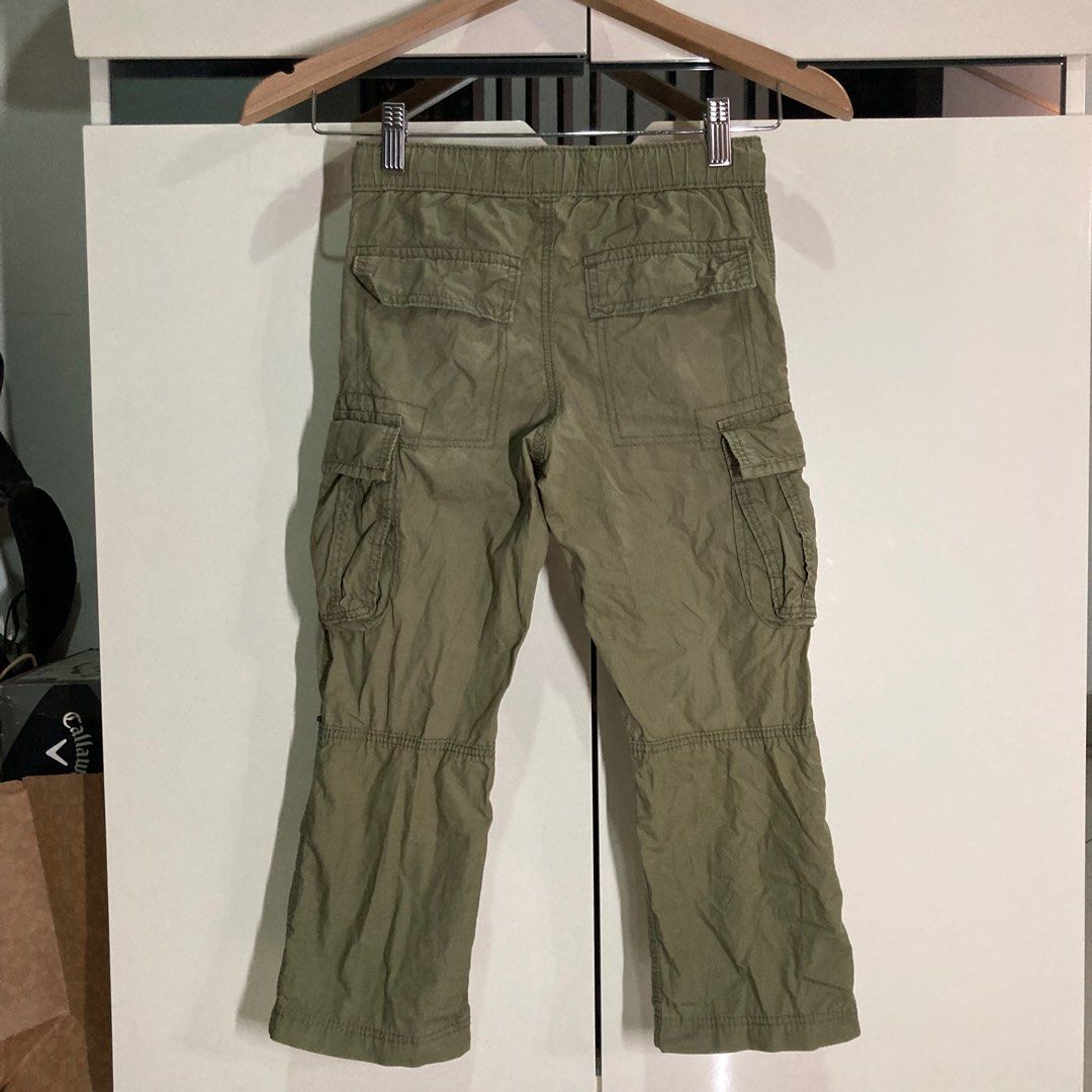 Boys olive sales cargo pants