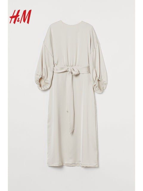 H and m satin dress discount
