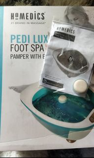 homedics pedi luxe foot spa machine