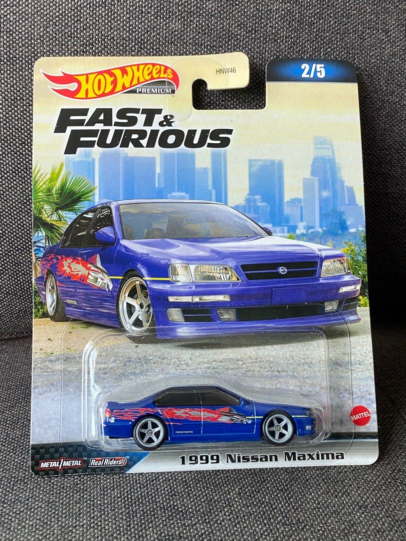 Hot Wheels Fast and Furious 1999 Nissan Maxima Hobbies Toys