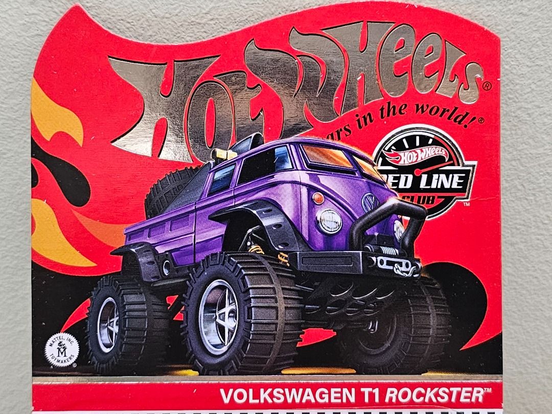 Hot Wheels Red Line Club RLC Exclusive Volkswagen T1 Rockster HNL19 Hobbies Toys Toys Games on Carousell