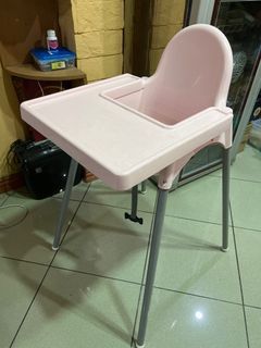 Ikea Antilop Pink High Chair