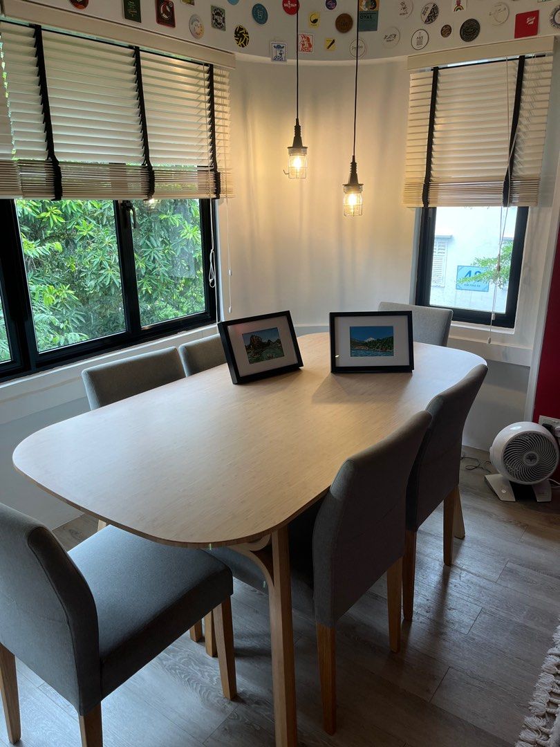 IKEA Voxlov dining table, Furniture & Home Living, Furniture, Tables