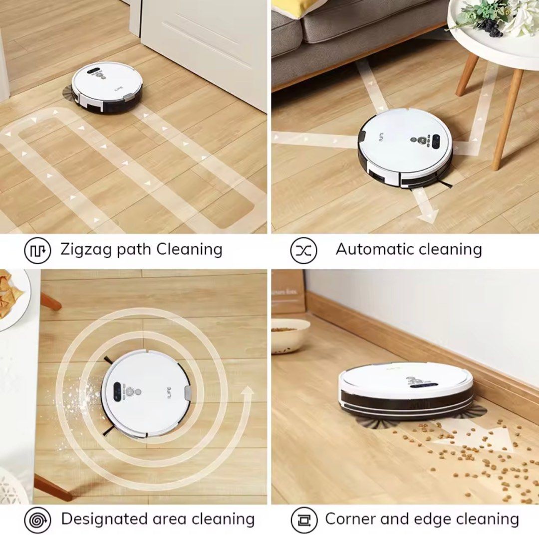 ILIFE V8 plus Robot Vacuum Cleaner Sweep&Wet Mopping 2000pa Strong