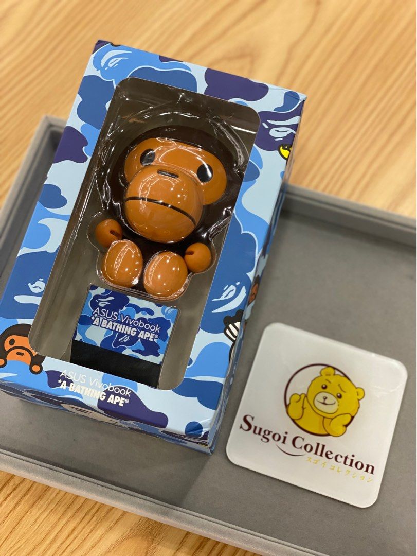 [In Stock] ASUS Vivobook x Bape Baby Milo Figurine Blue Ver. A Bathing Ape