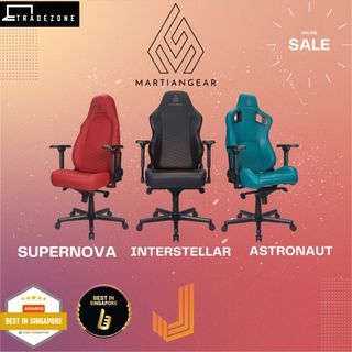 ⭐️INSTALMENT - Martiangear Gaming Chairs Astronaut / Interstellar/ Supernova / Starfighter / Starship (Secretlab competitor)