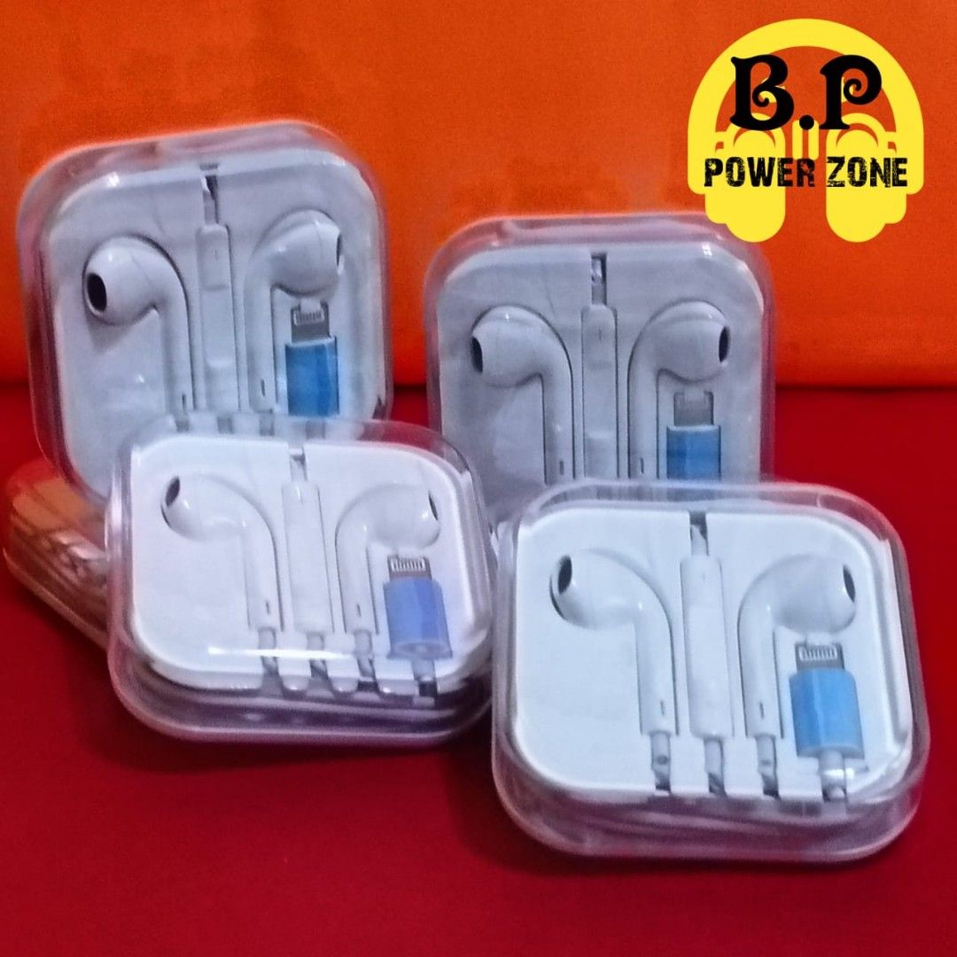 IPHONE EARPHONES (Category: Earphones) located in Paranaque City. Submitted by audioaddict0517 (Listing ID 1254854626, Image 3). Description: Built-In Microphone Connector: for i-Phone Pairing: Bluetooth Connected Bluetooth Name: for i-Phone w/ Adjustable Controller 1 Meter cable Lenght Compatible For iPh Series: i13/i12/i11/iXR / iXS / iX / i7+ / i8 / i8+/i14/i6/i6+ Bluetooth Connected.