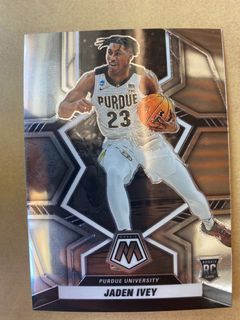 Jaden Ivey 2022-23 Chronicles DP Mosaic Silver RC #4 Purdue Pistons
