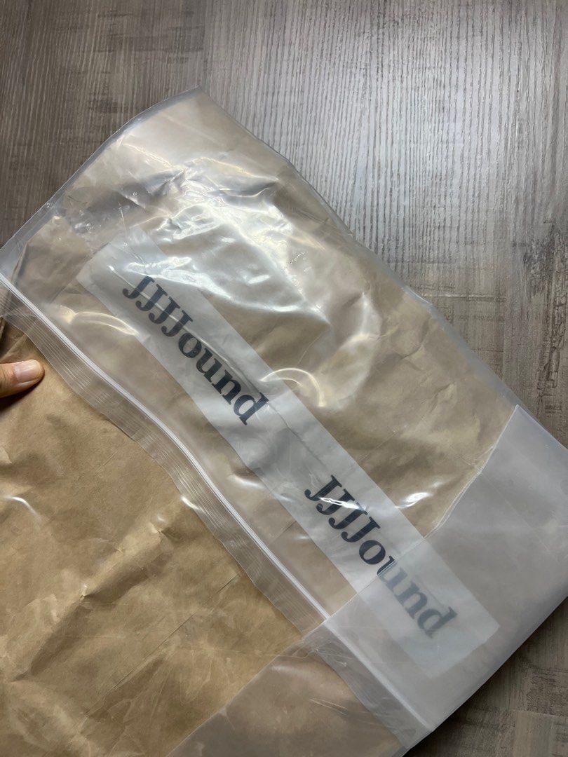 Jjjjound Scripted Tote bag XL Natural, 名牌, 手袋及銀包- Carousell