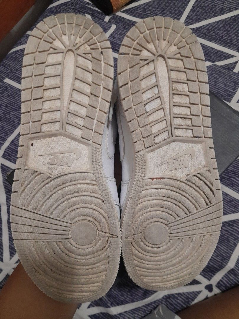 triple white jordan 1 womens