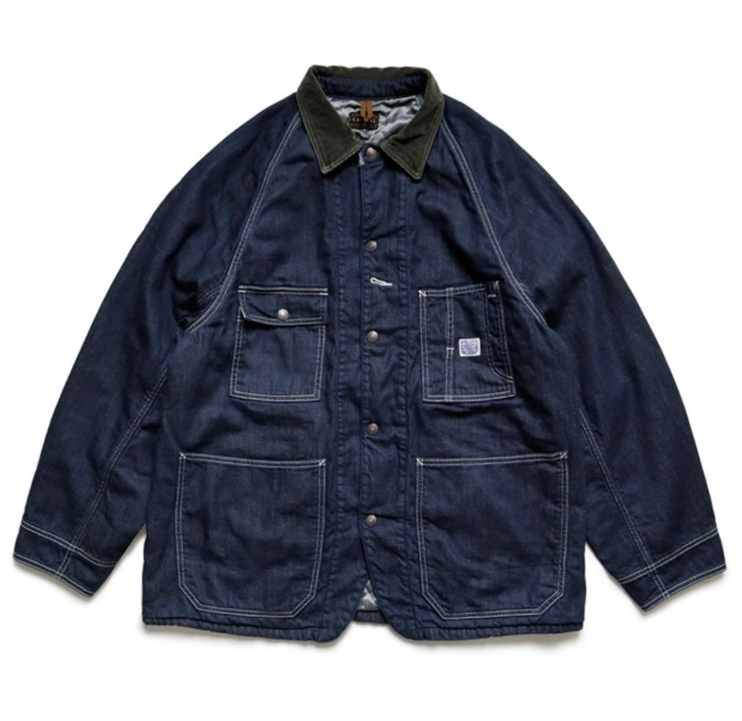 KAPITAL 8Oz Lined Coverall Indigo Size:3, 他的時尚, 外套及戶外衣服
