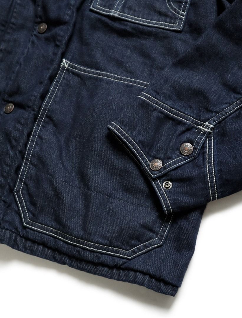 KAPITAL 8Oz Lined Coverall Indigo Size:3
