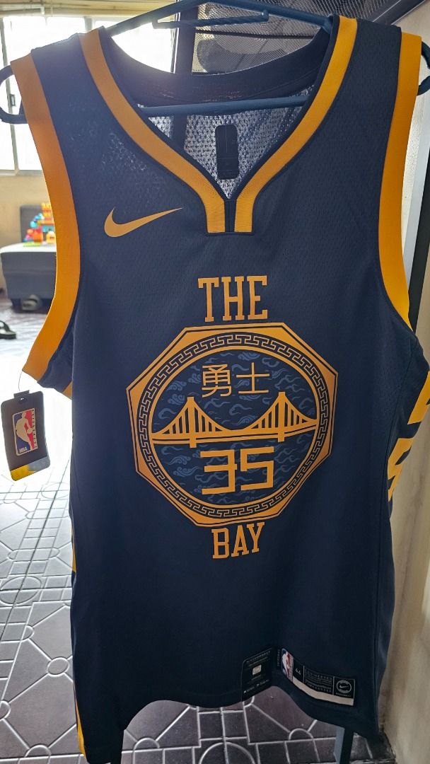 Authentic Golden State Warriors Chinese New Years K. Durant Jersey