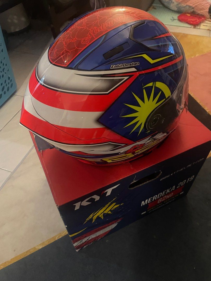 KYT Special Edition Merdeka 62 Helmet KYT ARC Arai Shoei HJC collector