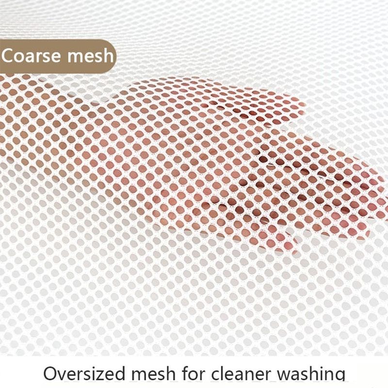 Large Capacity Drawstring Laundry Bag For Dirty Clothes Curtain Sheet  Lingerie bra Thicken Mesh Bags For Washing Machine