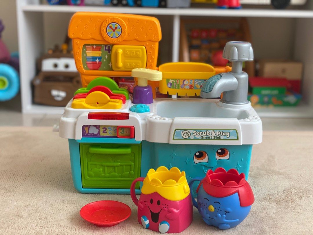 Leapfrog scrub and play smart sink, Hobbies & Toys, Toys & Games on