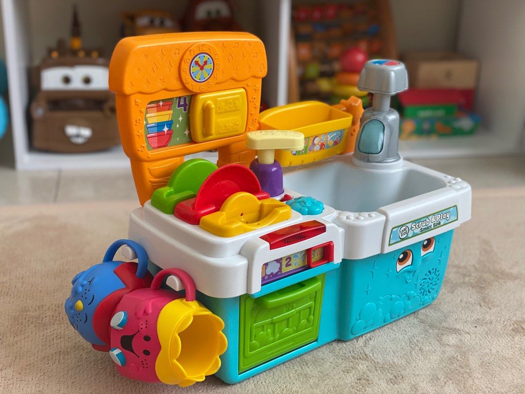 Leapfrog scrub and play smart sink, Hobbies & Toys, Toys & Games on