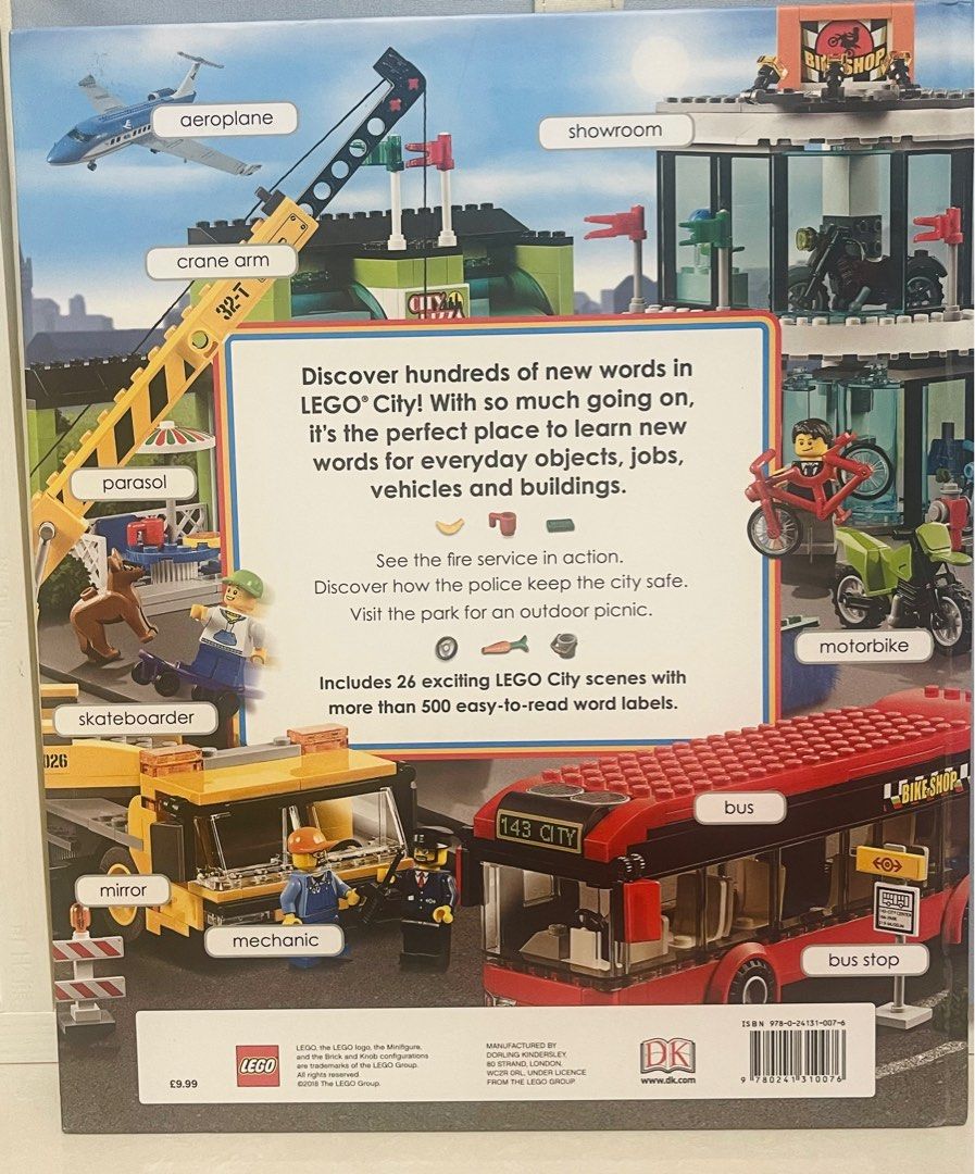 Lego city store busy word book