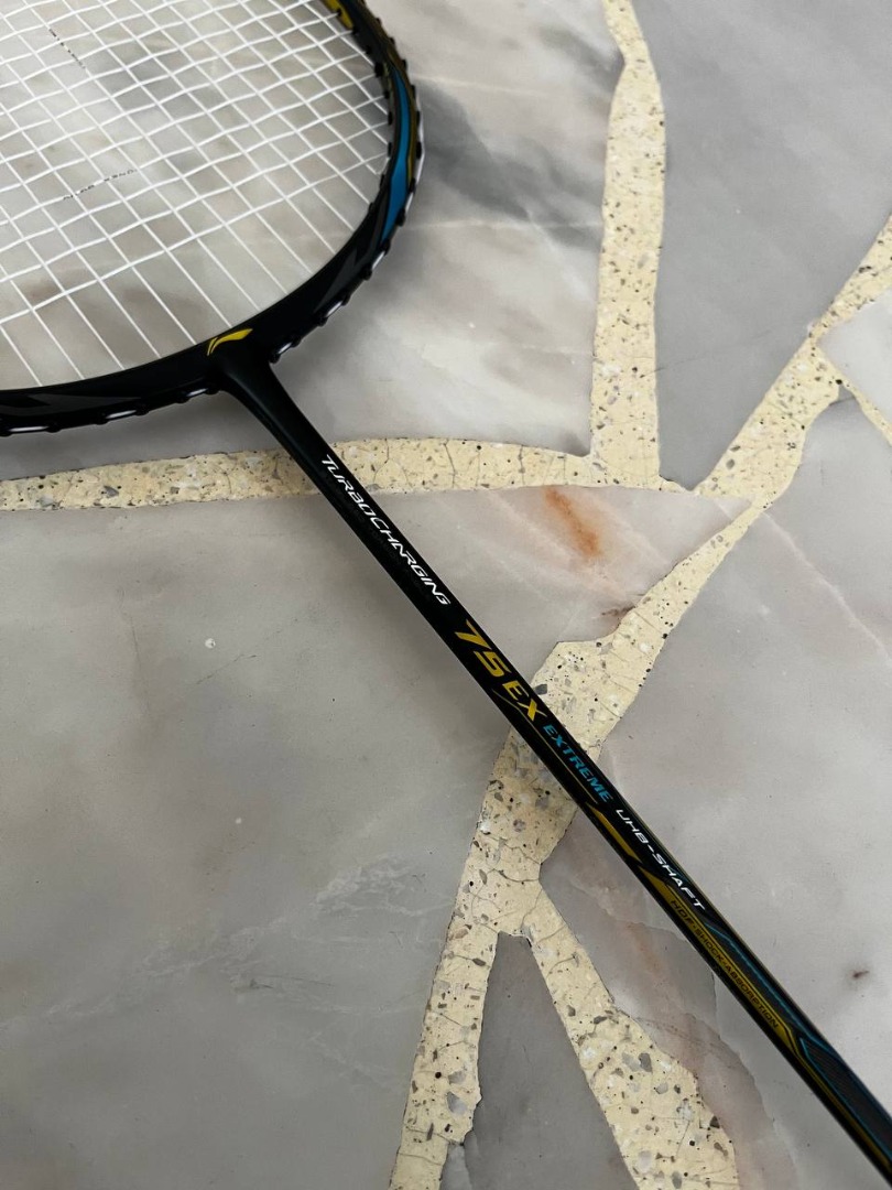 Lining Turbocharging 75ex 3U5G, Sports Equipment, Sports & Games, Racket & Ball Sports on Carousell