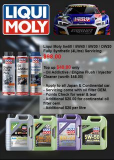 Kit Liqui Moly Ceratec Injector Reiniger Y Engine Flush Plu