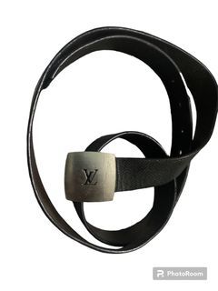 Louis Vuitton Damier Graphite Sun Tulle LV Belt Cut Long