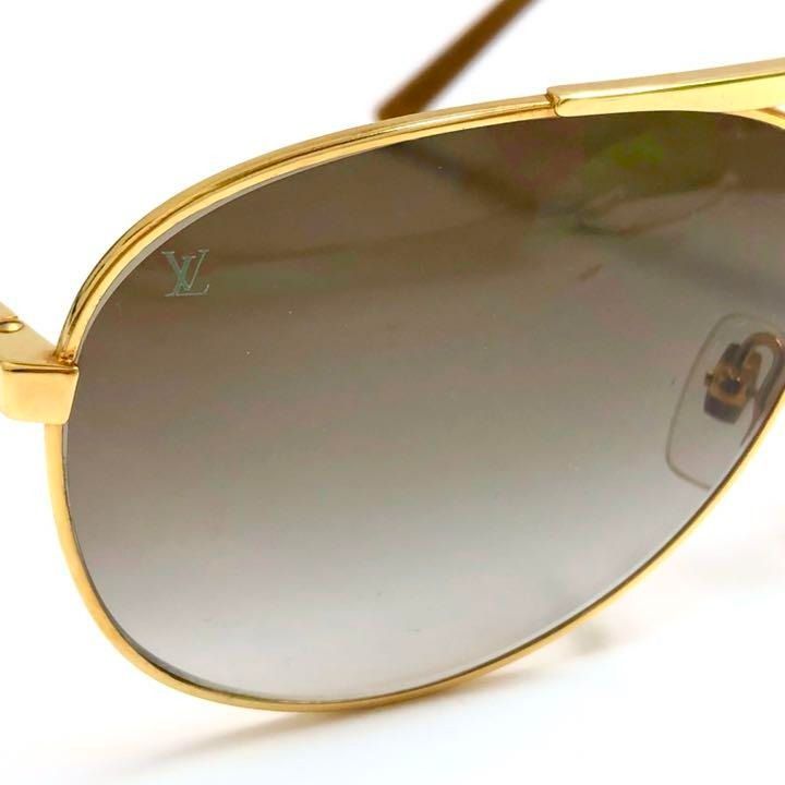 Louis Vuitton, Accessories, Louis Vuitton3za23 Auth Sunglasses Damier  Attitude Pilot Z0340u