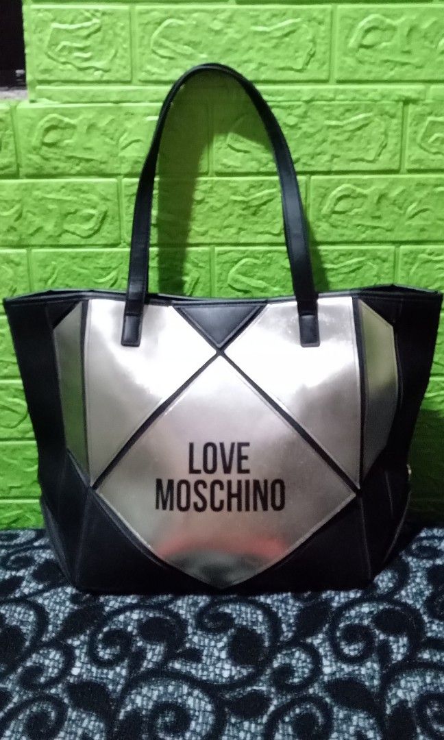 Moschino best sale geometric bag