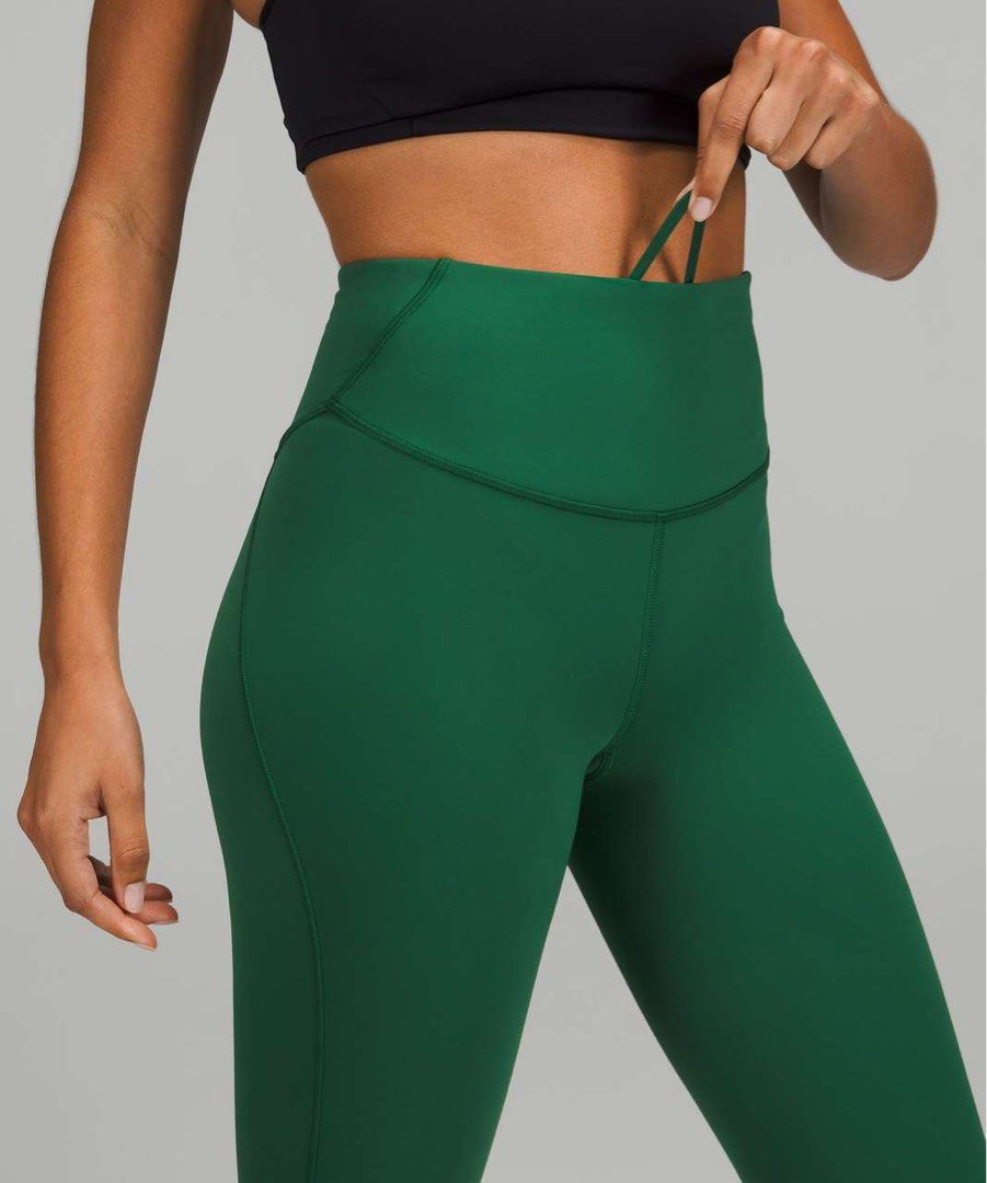 Lululemon Base Pace High-Rise Crop 23 *Brushed Nulux, Women's Fashion,  Activewear on Carousell