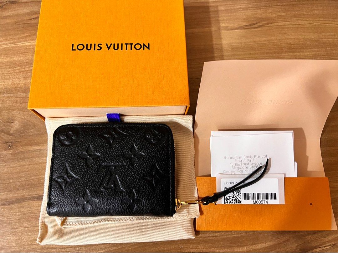 LV Black Empriente Zippy Coin Purse M60574, Luxury, Bags & Wallets on  Carousell