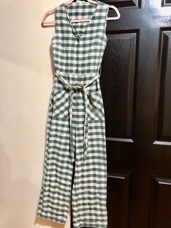 Mango jumpsuits checkered